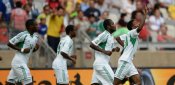Nigeria bejubelt den Sieg Nigeria