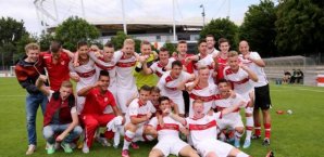 Die B-Junioren des VfB Stuttgart freuen sich auf das Finale VfB Stuttgart