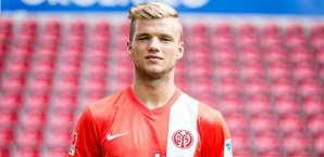 Johannes Geis sorgte für den entscheidenden Treffer Johannes Geis, Mainz 05