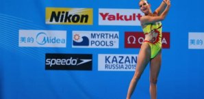 Kyra Felßner belegte am Ende Rang 16 Kyra Felßner,Synchronschwimmen