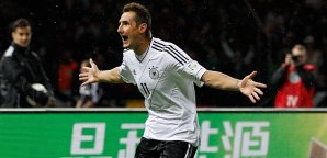 Miroslav Klose fehlt noch ein Tor, um mit Gerd Müller gleichzuziehen Miroslav Klose, Deutschland, Nationalmannschaft