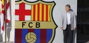 Gerardo Martino bei seiner Vorstellung als Barca-Coach Gerardo Martino, FC Barcelona