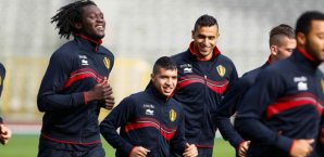 Romelu Lukaku und die übrigen Belgier sind für die WM 2014 qualifiziert Romelu Lukaku