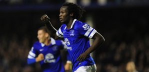 Romelu Lukaku vom FC Everton Romelu Lukaku,FC Everton
