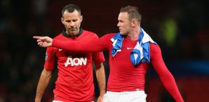 ManUdt-Legende Ryan Giggs mit Wayne Rooney Ryan Giggs,Wayne Rooney,Manchester United