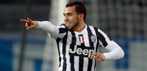 Carlos Tevez durfte sich für Juventus Turin erneut in die Torschützenliste eintragen Carlos Tevez