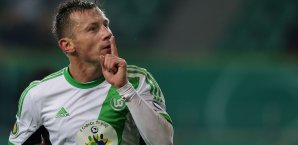 Wolfsburg-Stürmer Ivica Olic Ivica Olic, VfL Wolfsburg,Bundesliga