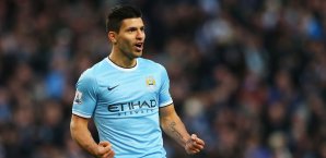 Fehlt City in den Spitzenspielen gegen barca und Chelsea: Sergio Agüero Sergio Agüero,Manchester City,Premier-League