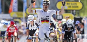 André Greipel gewann heute die Etappe bei der André Greipel