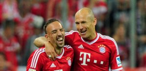 Ribéry (li.) und Robben sind kein Messi oder Ronaldo bundesliga,bayern münchen,ribery,robben