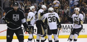 Konnten ihren ersten Sieg im Staples Center feiern: Pittsburgh Penguins eishockey,nhl,Pittsburgh Penguins