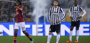 Gervinho feiert gervinho,roma,tor,coppa,italia,juventus