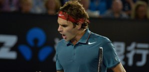 Roger Federer spielt beim Fed Cup roger federer, australian open, tennis