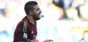 Adel Taarabt erzielte das Tor des Tages Adel Taarabt, ac mailand