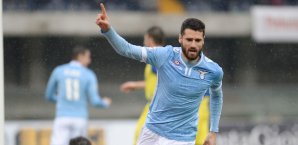Antonio Candreva traf für Lazio Rom Antonio Candreva