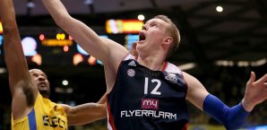 Mussten sich knapp geschlagen geben: Robin Benzing und die Bayern basketball,Robin Benzing