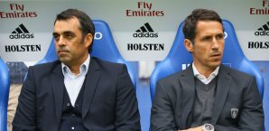 Bringen Dutt (li.) und Eichin Bremen wieder auf Kurs? Bundesliga,Werder Bremendutt,eichin