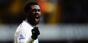 Emmanuel Adebayor erzielte das Tor des Tages Emmanuel Adebayor