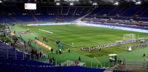 Schon gegen Genua blieb das Römer Stadion halbleer genua,rom,as