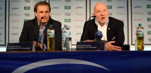 Muss nach nur sechs Monaten wieder gehen: Christoph Wendt (l.) handball,Christoph Wendt