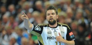 Feiert mit Kiel den nächsten Sieg: Christian Sprenger handball,thw kiel,christian Sprenger