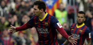 Lionel Messi traf für Barca Lionel Messi,FC Barcelona,Copa del Rey