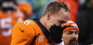 Peyton Manning wurde dominiert peyton manning, denver broncos