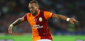Wesley Sneijder überragte auf Seiten Galatasarays Wesley Sneijder