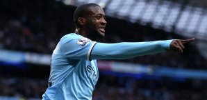 Yaya Touré erzielte den Siegtreffer yaya toure, manchester city