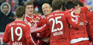 Der FC Bayern könnte am Samstag der früheste Meister der Geschichte werden FC Bayern München, Arjen Robben, Thomas Müller