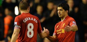 Sind Stars wie Steven Gerrard (l.) und Luis Suarez bald zu teuer für die Reds? Steven Gerrard, Luis Suarez
