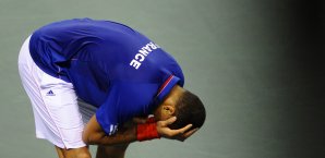 Jo-Wilfried Tsonga kämpfte fast fünf Stunden und verlor Jo Wilfried Tsonga, Davis Cup