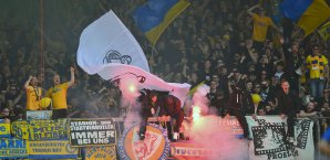Einige Anhänger des BTSV überschreiten teilweise die Grenzen der Euphorie Eintracht Braunschweig
