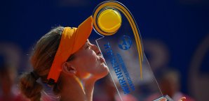 Eugenie Bouchard sicherte sich den Sieg bei der letzten Ausgabe Eugenie Bouchard