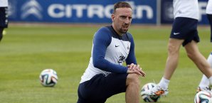 Franck Ribery hat mit Rückenproblemen zu kämpfen Franck Ribery