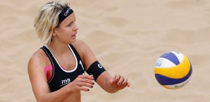 Laura Ludwig steht mit Kira Walkenhorst im Halbfinale Laura Ludwig
