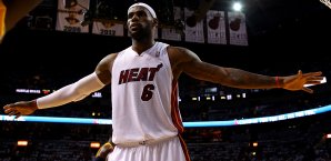 LeBron James kam auf starke 26 Punkte LeBron James