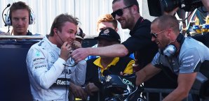 Nico Rosberg darf auch nach der Untersuchung von der Pole Position starten Nico Rosberg