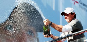 Rory McIlroy feierte seinen Triumph ausgiebig Rory McIlroy