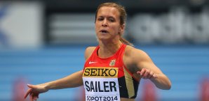Verena Sailer überzeugte mit der Staffel Verena Sailer