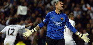 Die Bayern wollen wohl erst abwarten, wie der Genesungsprozess von Victor Valdes verläuft Victor Valdes