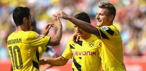 Ciro Immobile (r.) konnte gegen Mannheim jubeln Ciro Immobile