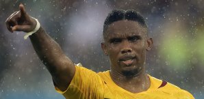 Samuel Eto steht vor einem Wechsel zum FC Everton Samuel Eto'o