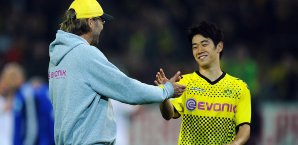 Zwei Jahre ein Herz und eine Seele: Shinji Kagawa und Jürgen Klopp Shinji Kagawa, Jürgen Klopp