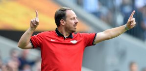 Alexander Zorniger steht mit RB Leipzig derzeit auf dem zweiten Platz Alexander Zorniger, RB Leipzig