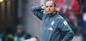 Viktor Skripnik feierte mit Bremen den ersten Sieg in dieser Saison Viktor Skripnik