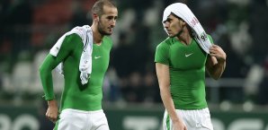 Luca Caldirola (r.) trug diese Saison verhältnismäßig selten das Werder-Trikot Luca Caldirola