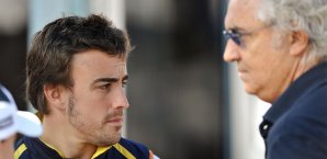 Fernando Alonso (l.) und Flavio Briatore müssen sich offenbar dem Verdacht der Steuerhinterziehung stellen Fernando Alonso, Flavio Briatore