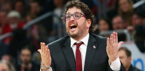 Coach Andrea Trinchieri und die Baskets hatten Krasnodar wenig entgegenzusetzen Andrea Trinchieri