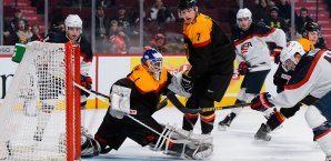 Die deutsche Eishockey Nationalmannschaft bestreitet ihr letztes Spiel vor der WM gegen Schweden DEB